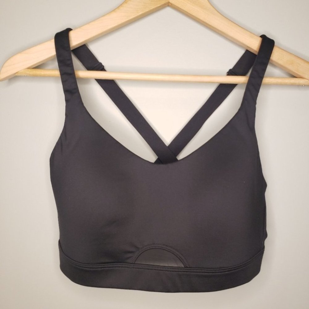 Victoria's Secret Black Sports Bra with Crisscross Back
